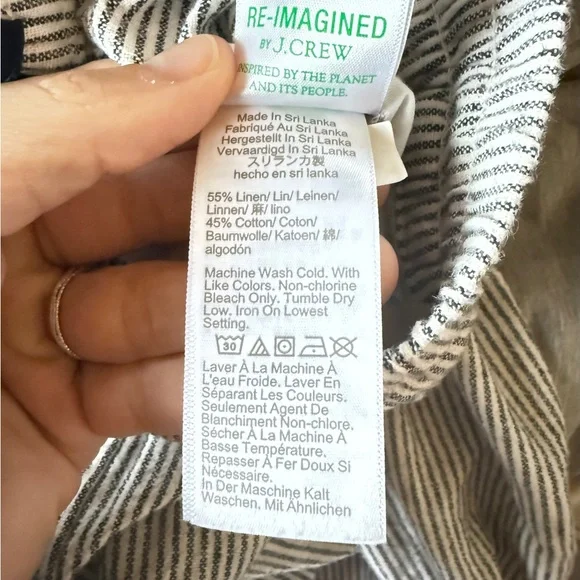 J. Crew Striped Linen Pants - Picture 6 of 6